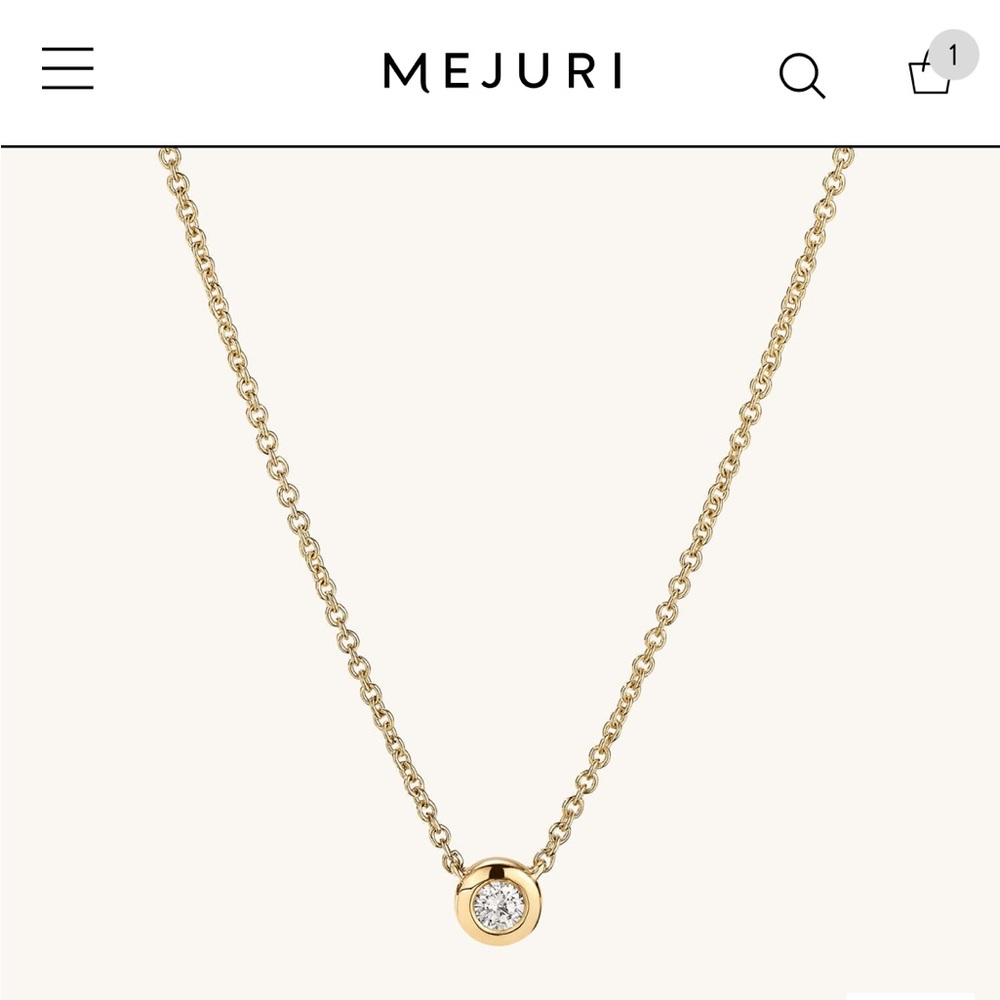 Mejuri Diamond Necklace
